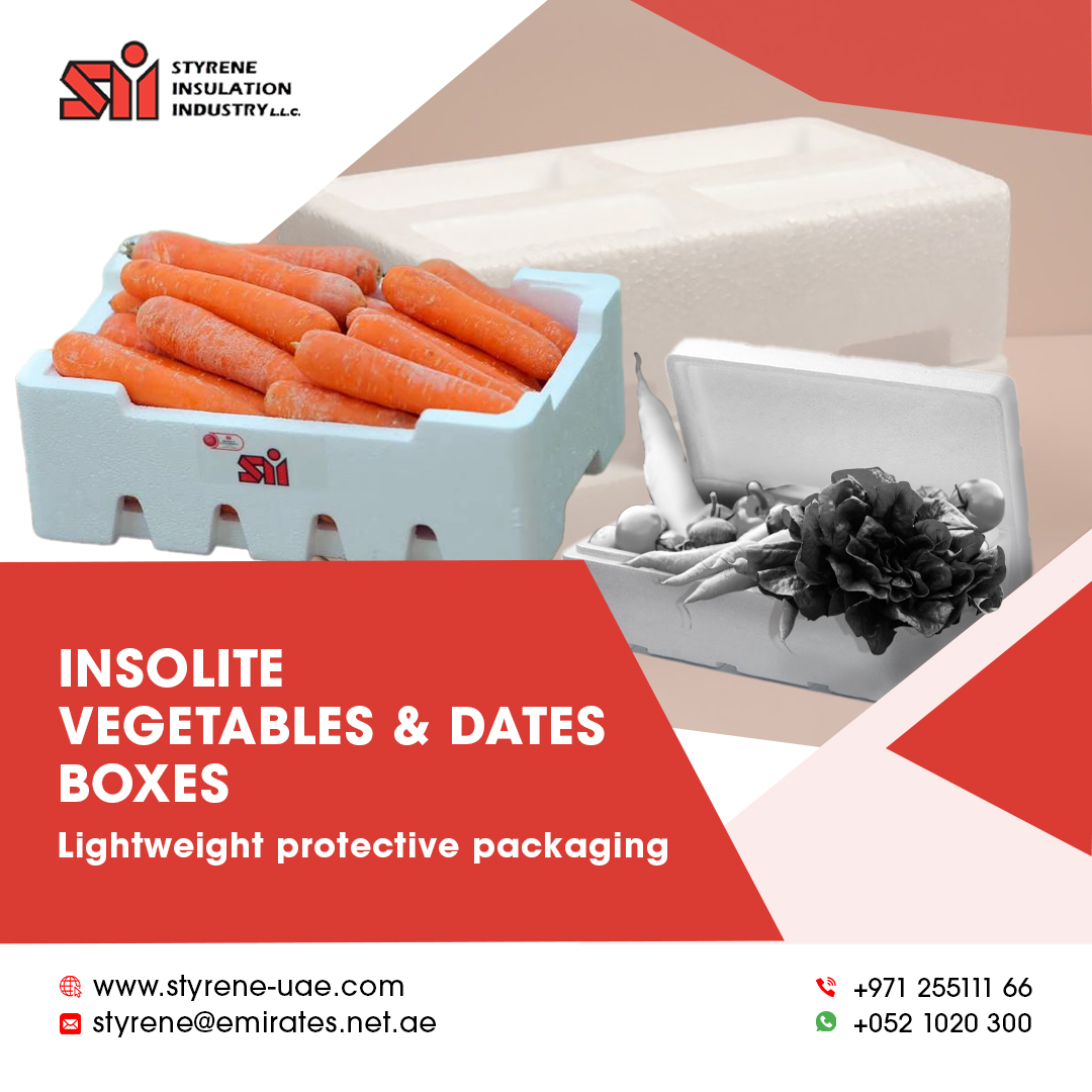 Sustainability of styrene polystyrene boxes